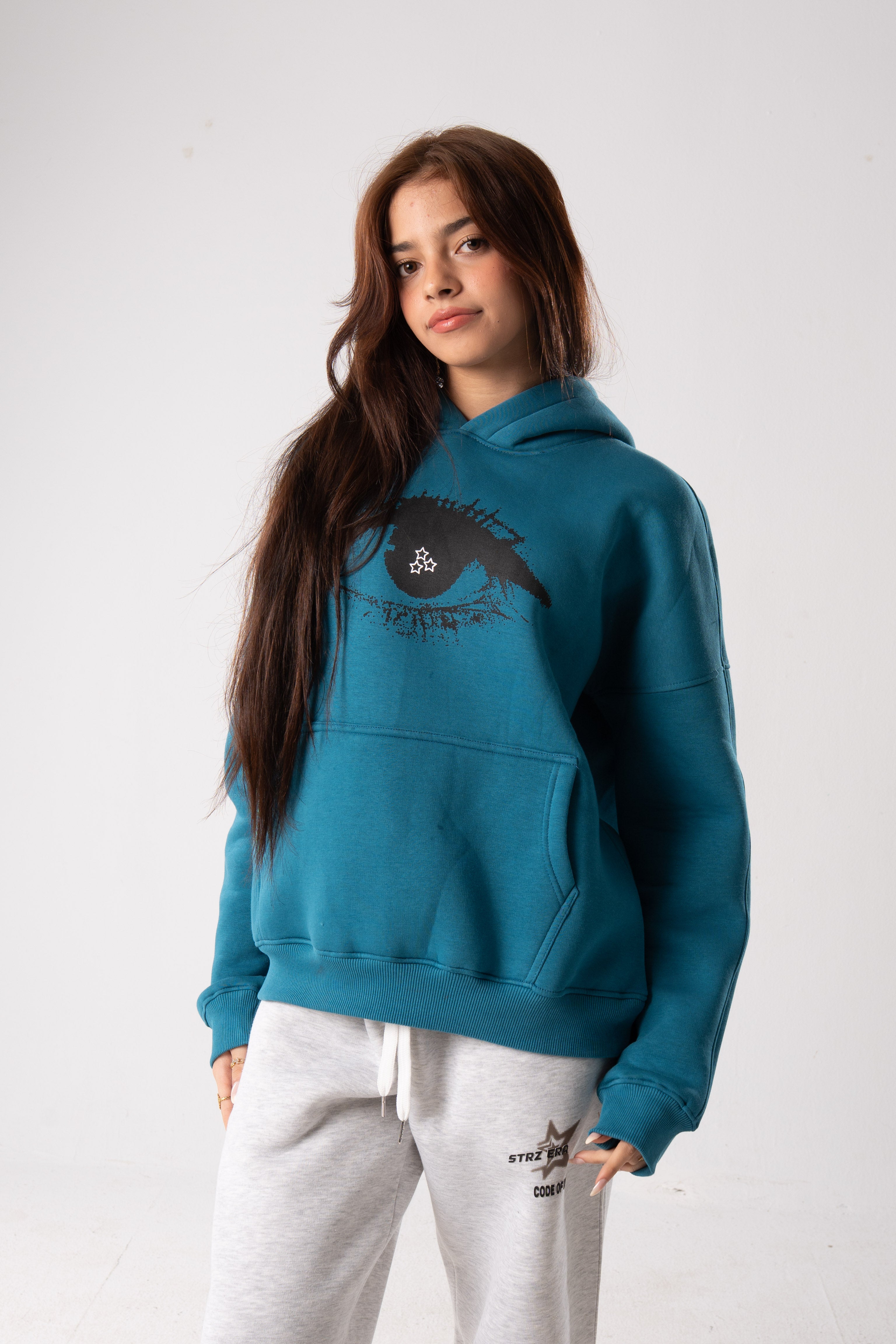 strz era Petrol Hoodie Star