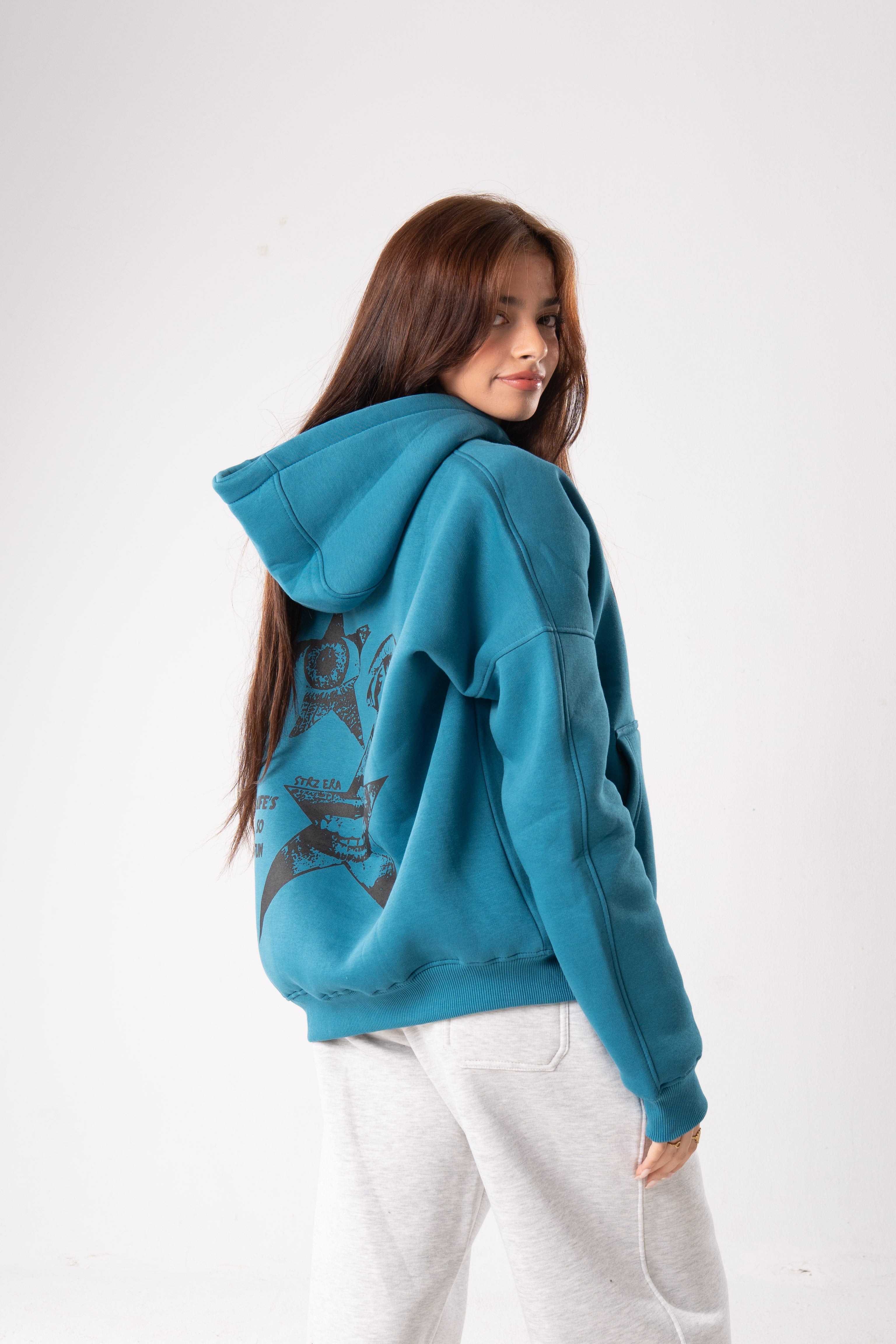 strz era Petrol Hoodie Star