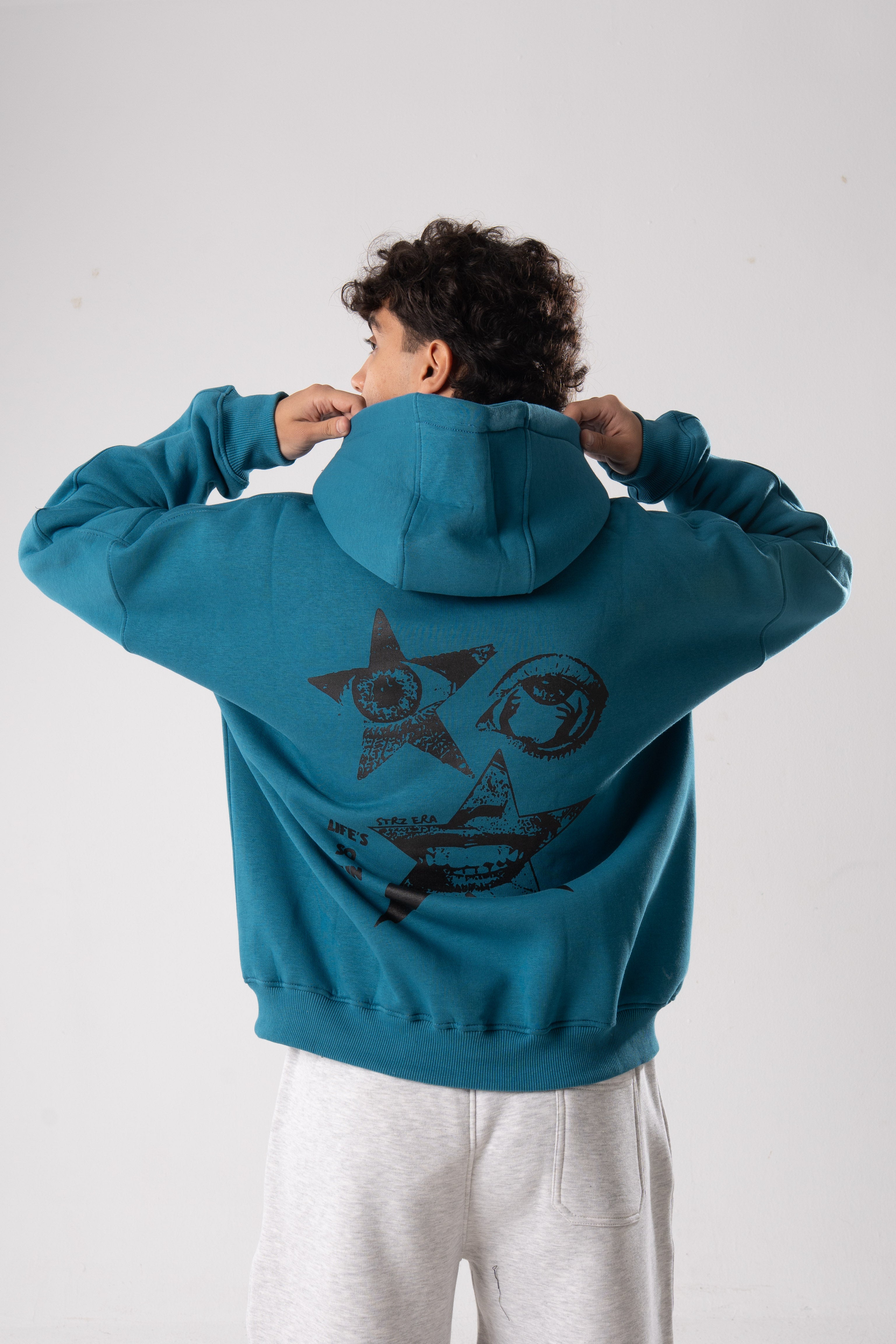 strz era Petrol Hoodie Star
